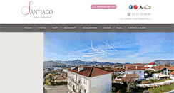Desktop Screenshot of hotel-le-santiago.com