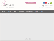 Tablet Screenshot of hotel-le-santiago.com